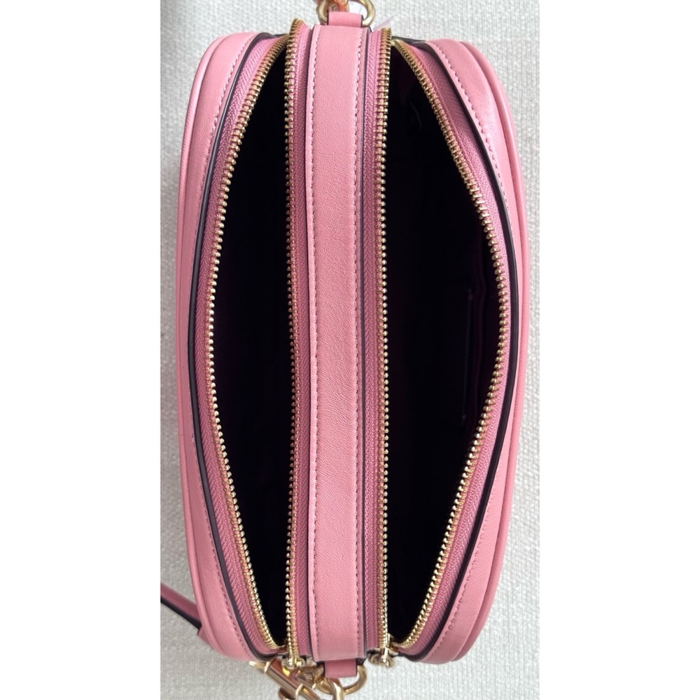 Coach CANDY PINK Puffy Jes Crossbody with Linear Quilting - Picture 6 of 14